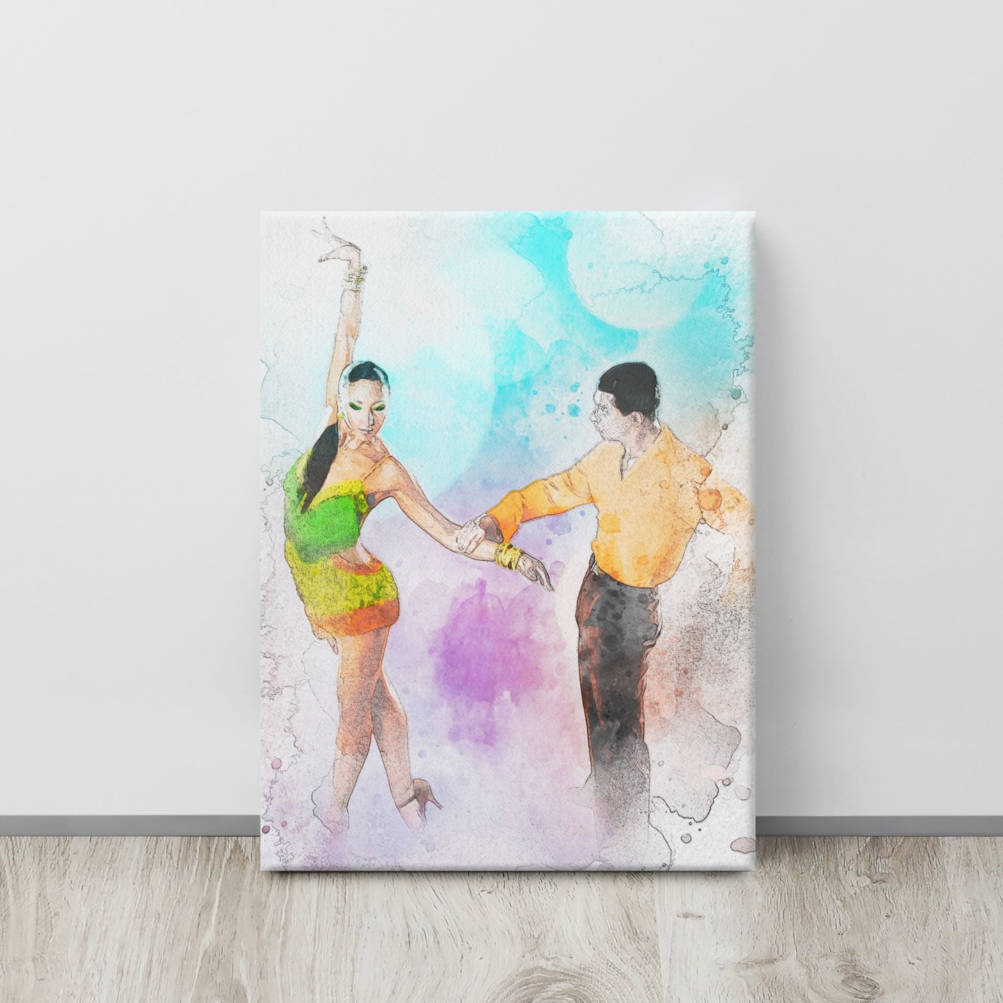 Latin Couple Canvas