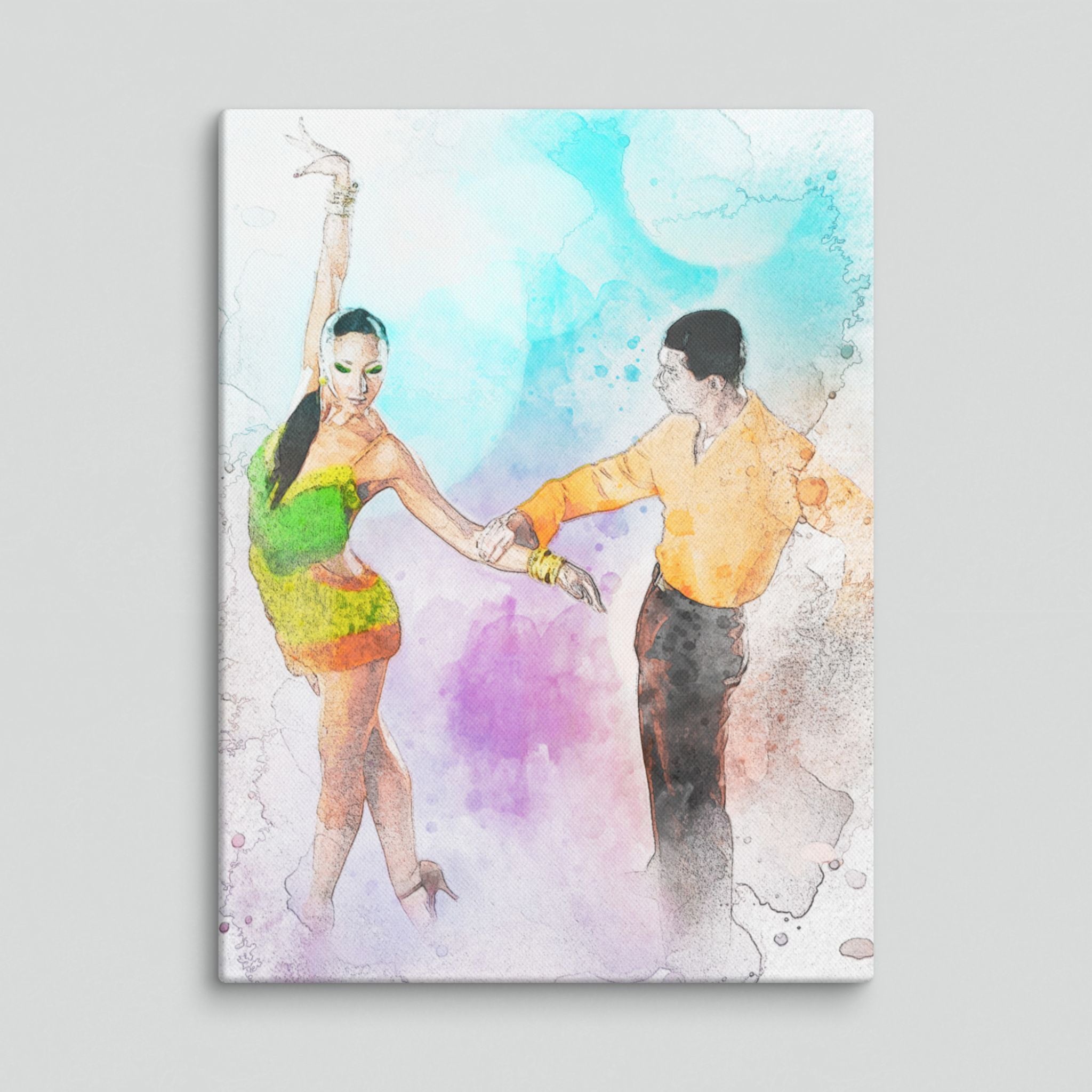 Latin Couple Canvas