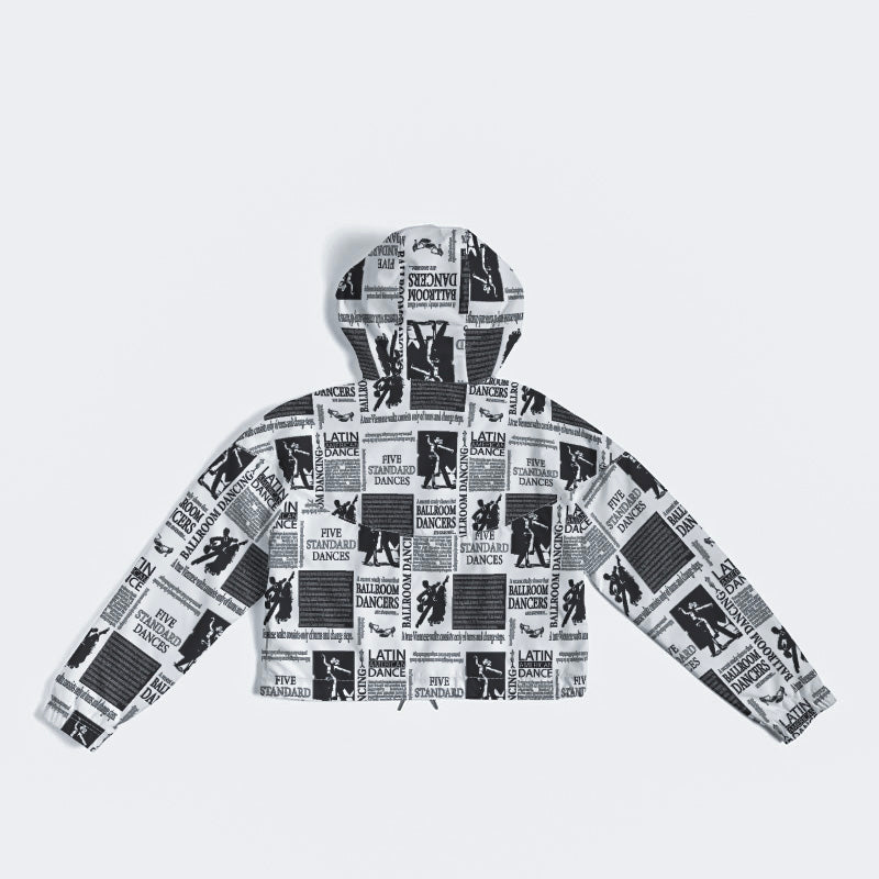 Newspaper Windbreaker