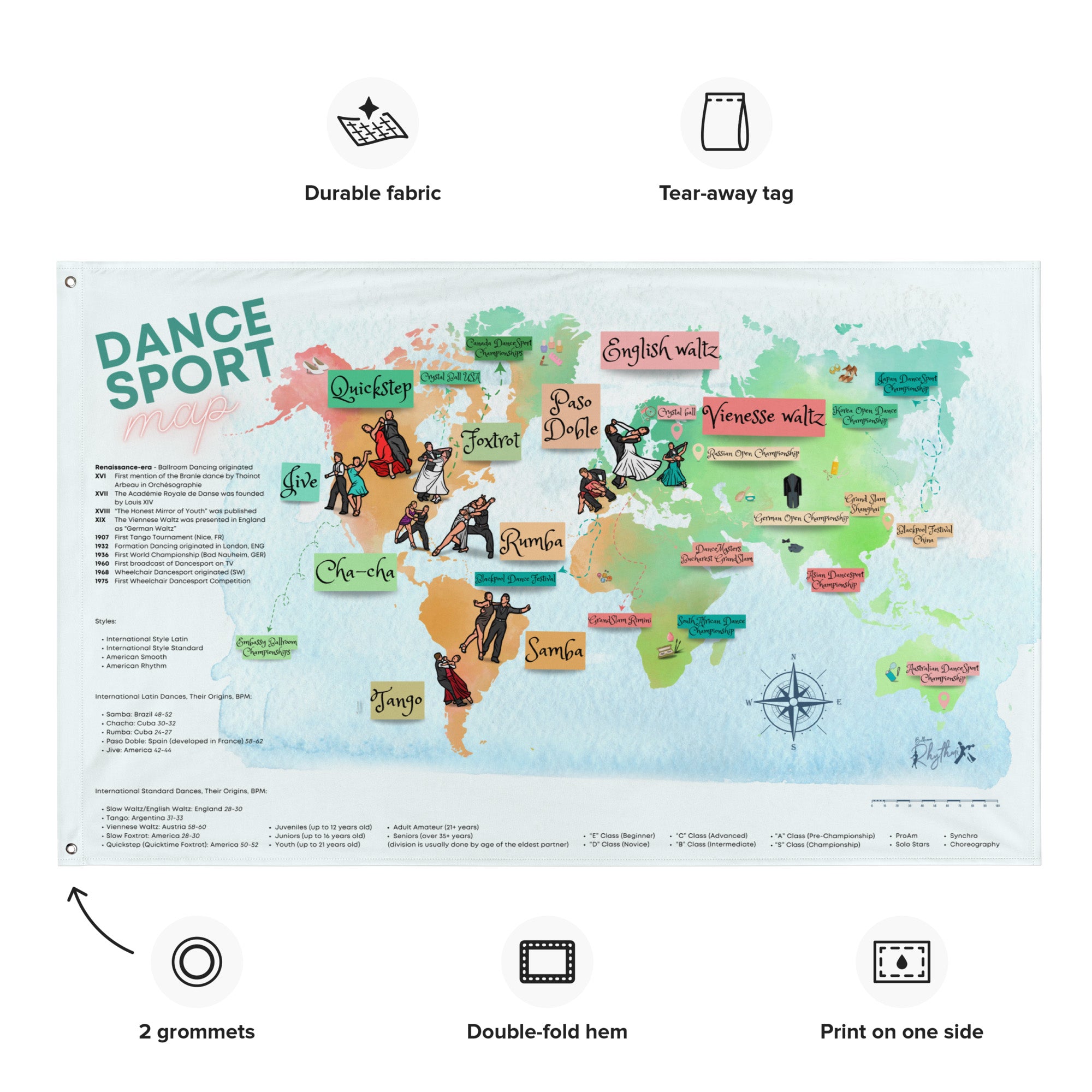 Dancesport Map - Flag