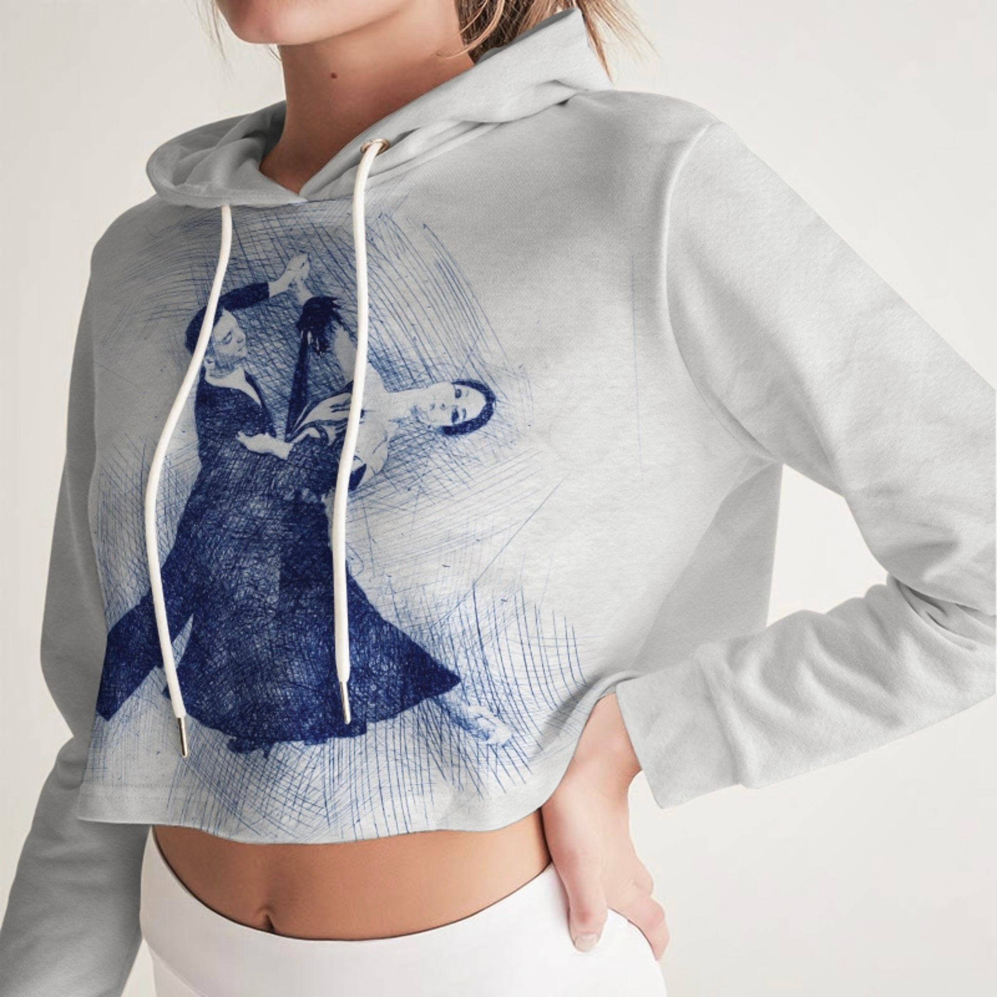 Danc-INK Cropped Hoodie