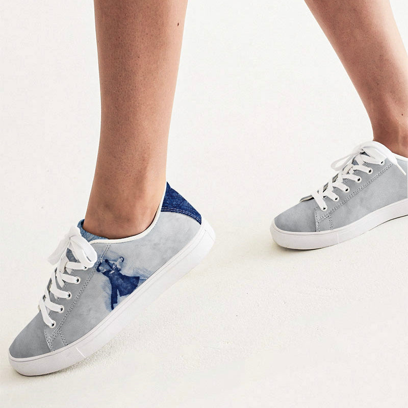 Danc-INK Faux Leather Sneakers