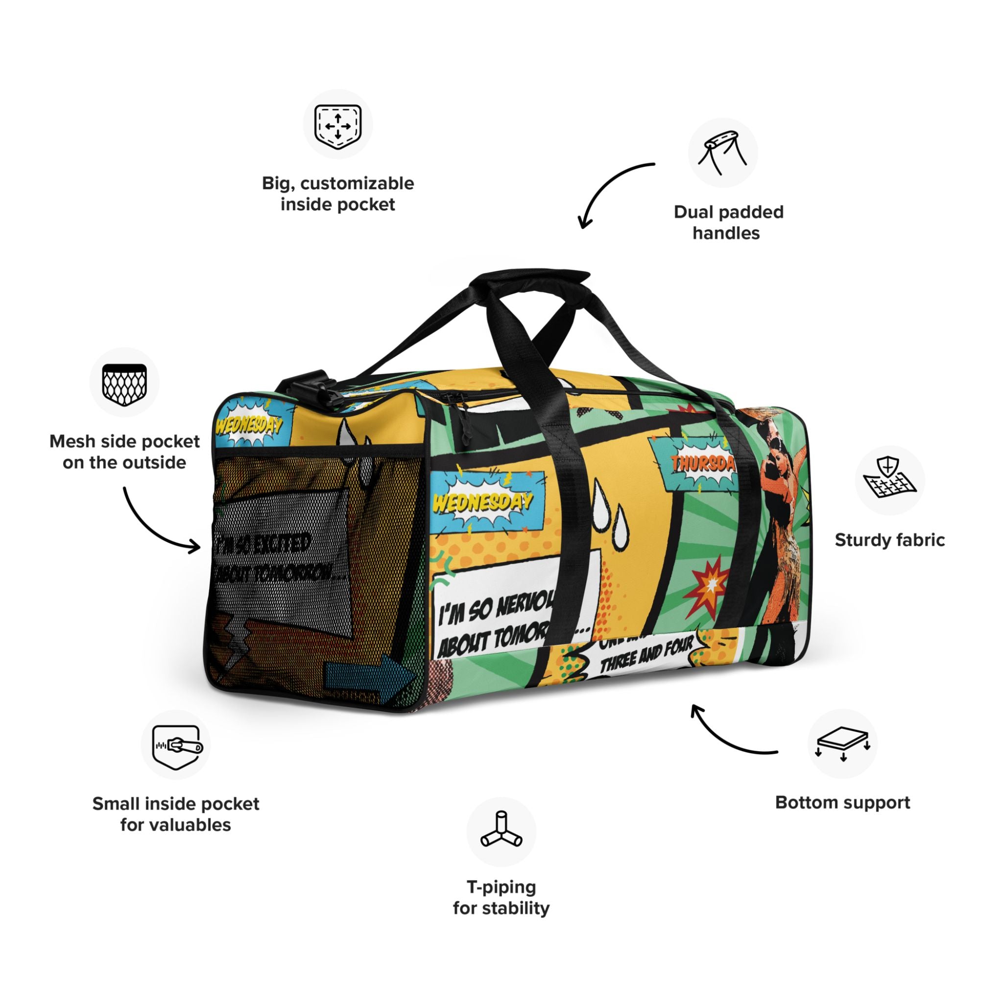 Comics Duffle bag