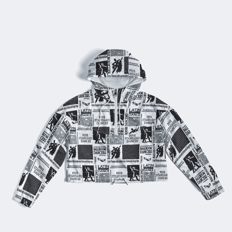 Newspaper Windbreaker