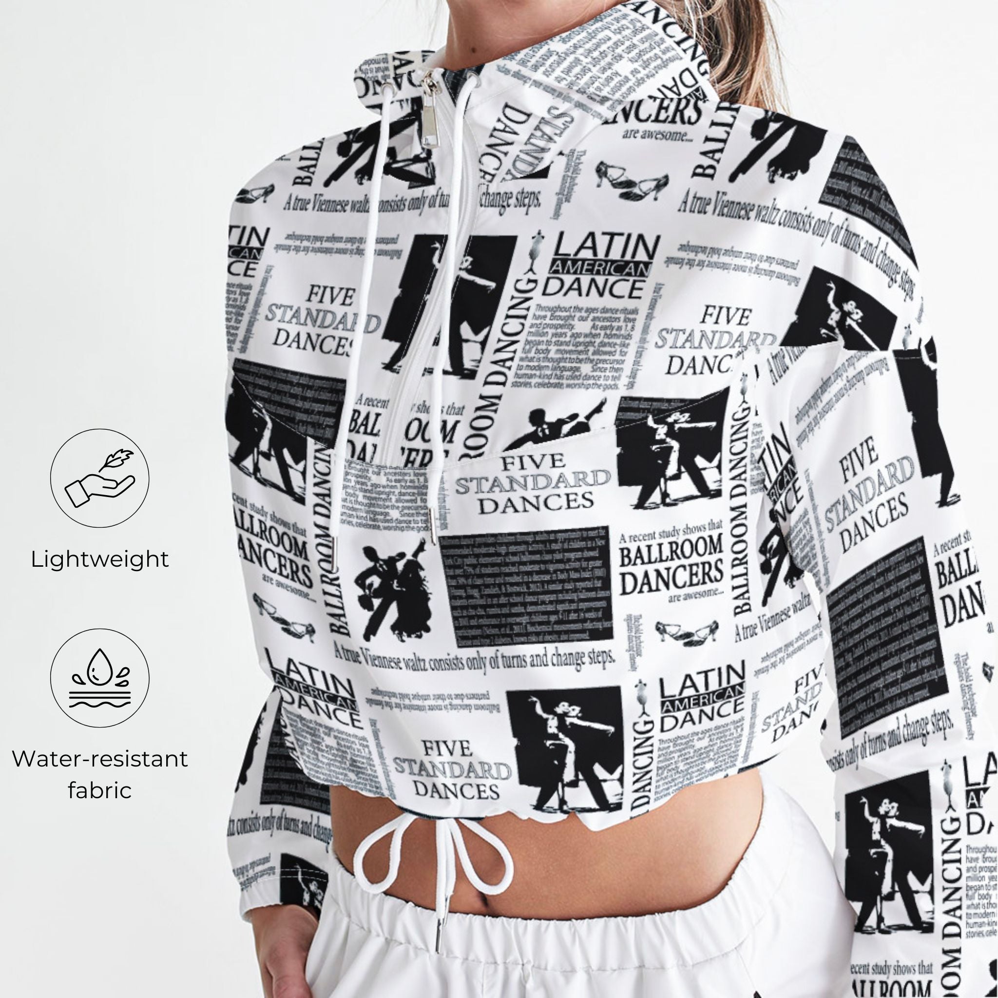 Newspaper Windbreaker